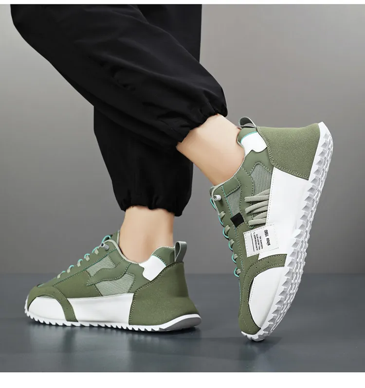Men's Breathable Casual Sports Shoes - 2024 European Fashion Trend, Large Size, Lightweight Bag Sole Sneakers for Autumn showcase 16