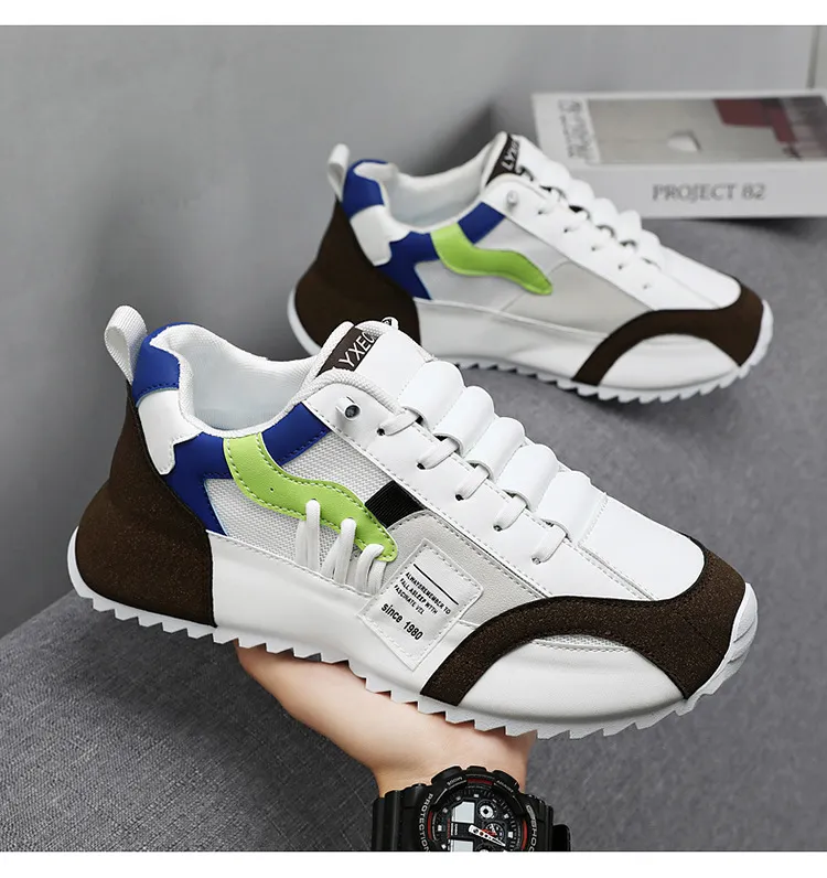Men's Breathable Casual Sports Shoes - 2024 European Fashion Trend, Large Size, Lightweight Bag Sole Sneakers for Autumn showcase 19