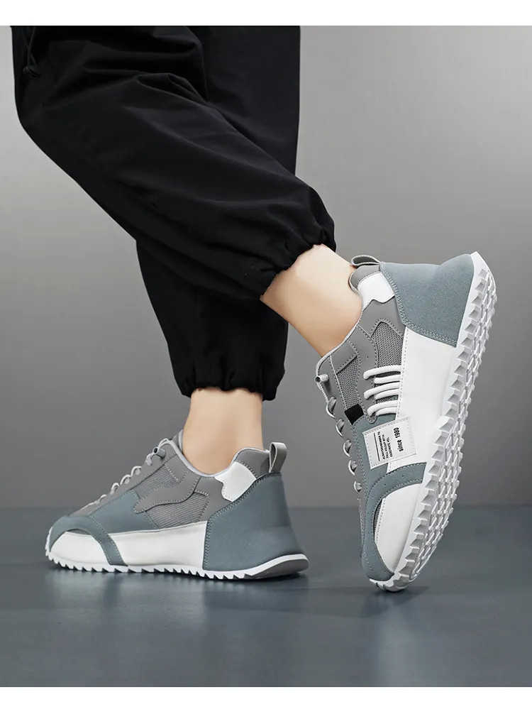 Men's Breathable Casual Sports Shoes - 2024 European Fashion Trend, Large Size, Lightweight Bag Sole Sneakers for Autumn showcase 13
