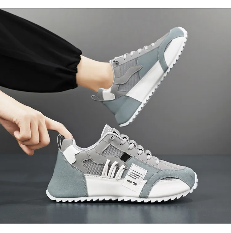 Men's Breathable Casual Sports Shoes - 2024 European Fashion Trend, Large Size, Lightweight Bag Sole Sneakers for Autumn showcase 15