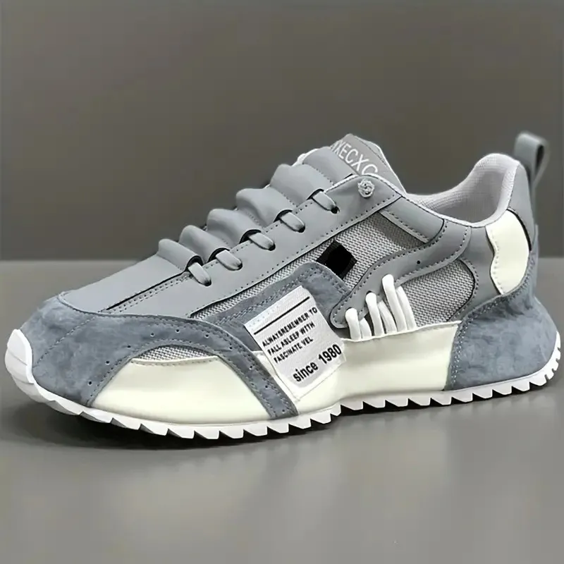 Men's Breathable Casual Sports Shoes - 2024 European Fashion Trend, Large Size, Lightweight Bag Sole Sneakers for Autumn thumbnail 5