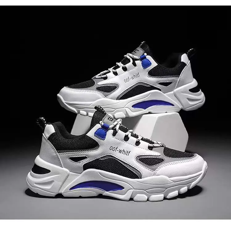 Men's Lightweight Versatile Sports Shoes - Low Top Color Blocked Dad Sneakers - Breathable Korean Style Running Shoes for Men showcase 4
