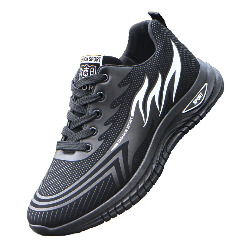 Men's Breathable Mesh Running Shoes - 2026 Spring Autumn Korean Style Trendy Sports Student Travel Dad Sneakers thumbnail 5
