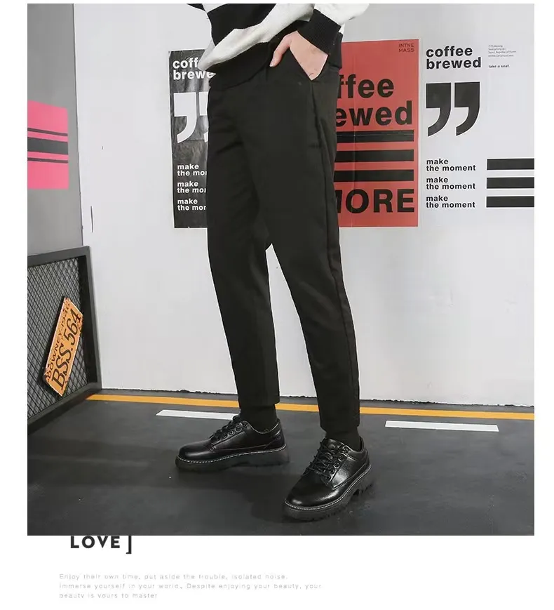Men's Leather Dress Shoes - Formal Business Lace-Up Oxfords - Versatile British Style Work Shoes for Autumn, Black showcase 2