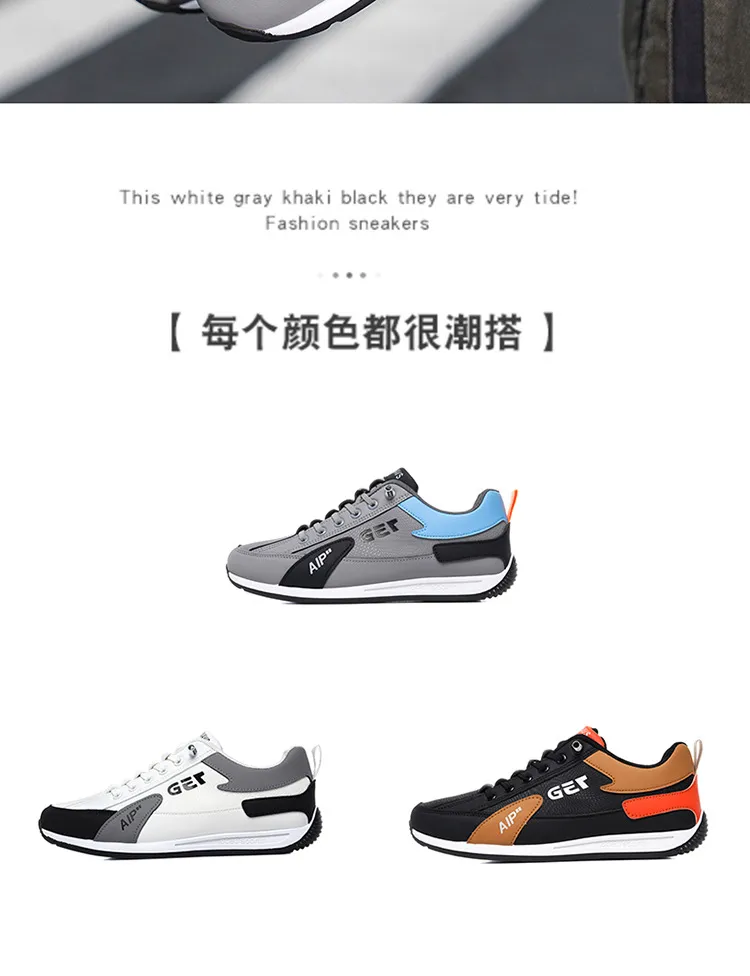 Men's Forrest Gump Style Sneakers - 2026 New Fashion Spring Autumn Sports Casual Shoes - Classic Trendy Non-Slip Walking Shoes for Men showcase 3