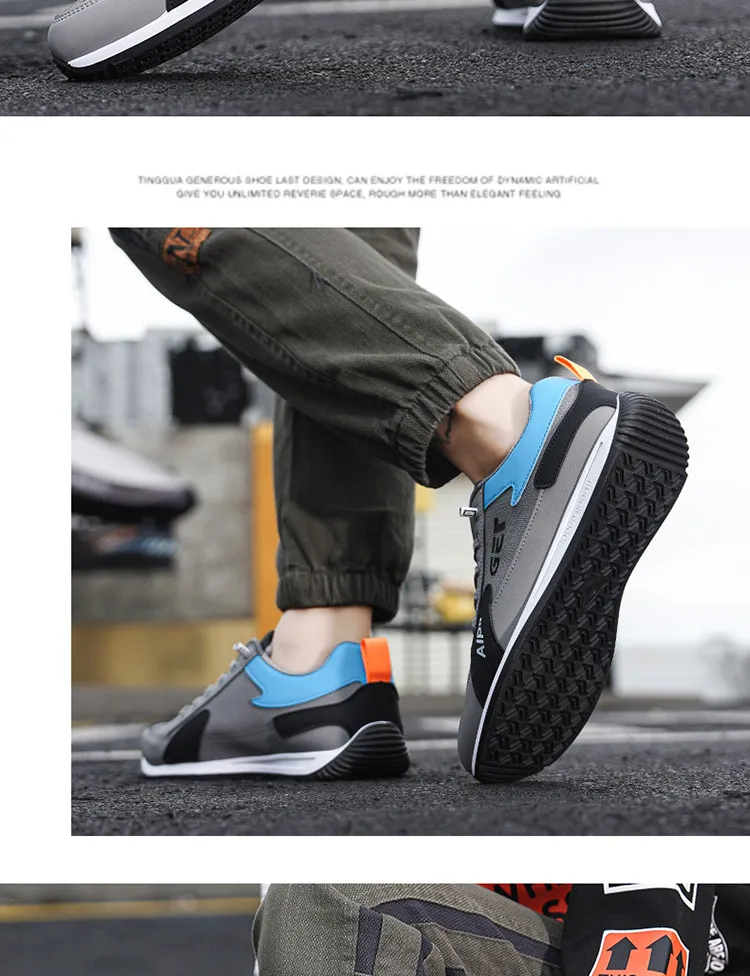 Men's Forrest Gump Style Sneakers - 2026 New Fashion Spring Autumn Sports Casual Shoes - Classic Trendy Non-Slip Walking Shoes for Men showcase 12