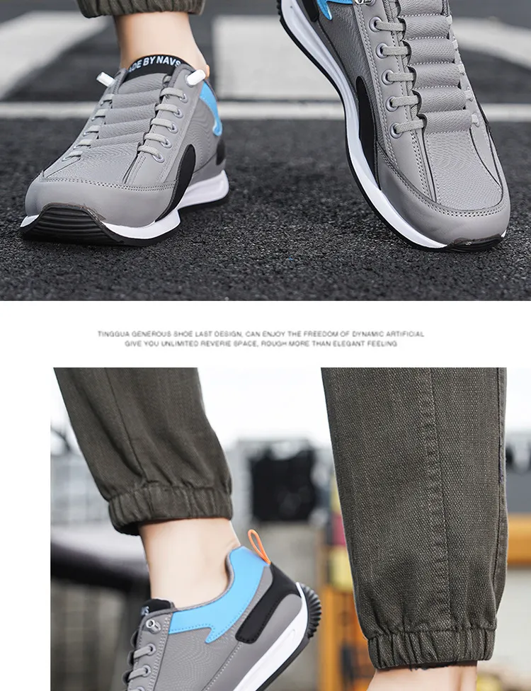 Men's Forrest Gump Style Sneakers - 2026 New Fashion Spring Autumn Sports Casual Shoes - Classic Trendy Non-Slip Walking Shoes for Men showcase 9