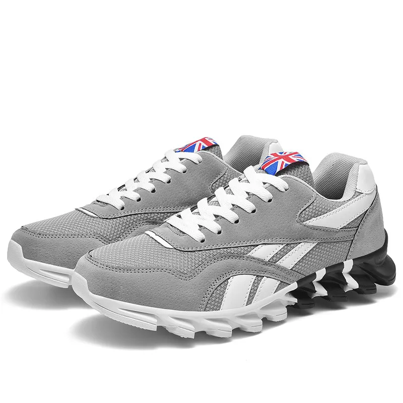 Men's Lightweight Mesh Running Shoes - Breathable Athletic Sneakers for Sports, Cross-Training, and Casual Wear - Large Sizes Available - Spring/Autumn 2024 thumbnail 5