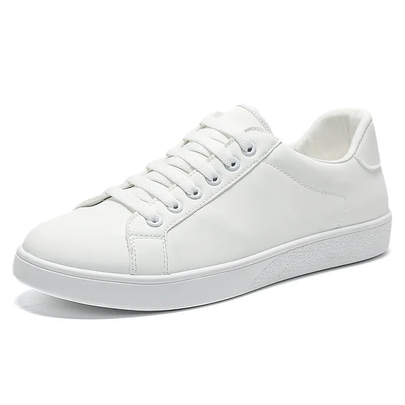 Men's White Fashion Sneakers 2026 Spring Korean Style Casual Shoes Trendy Single Shoes for Young Students Comfortable Walking thumbnail 5