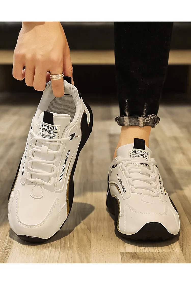 Men's Breathable Running Shoes Large Size 45 46 | Low-Top Korean Style Dad Sneakers | Lightweight Cross-Border Sports Shoes for Men showcase 10