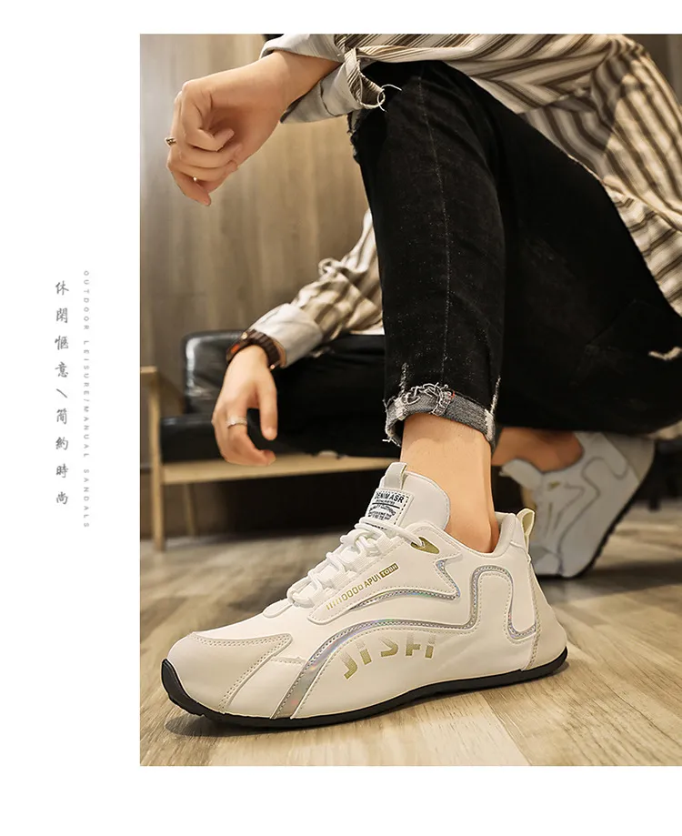Men's Breathable Running Shoes Large Size 45 46 | Low-Top Korean Style Dad Sneakers | Lightweight Cross-Border Sports Shoes for Men showcase 12