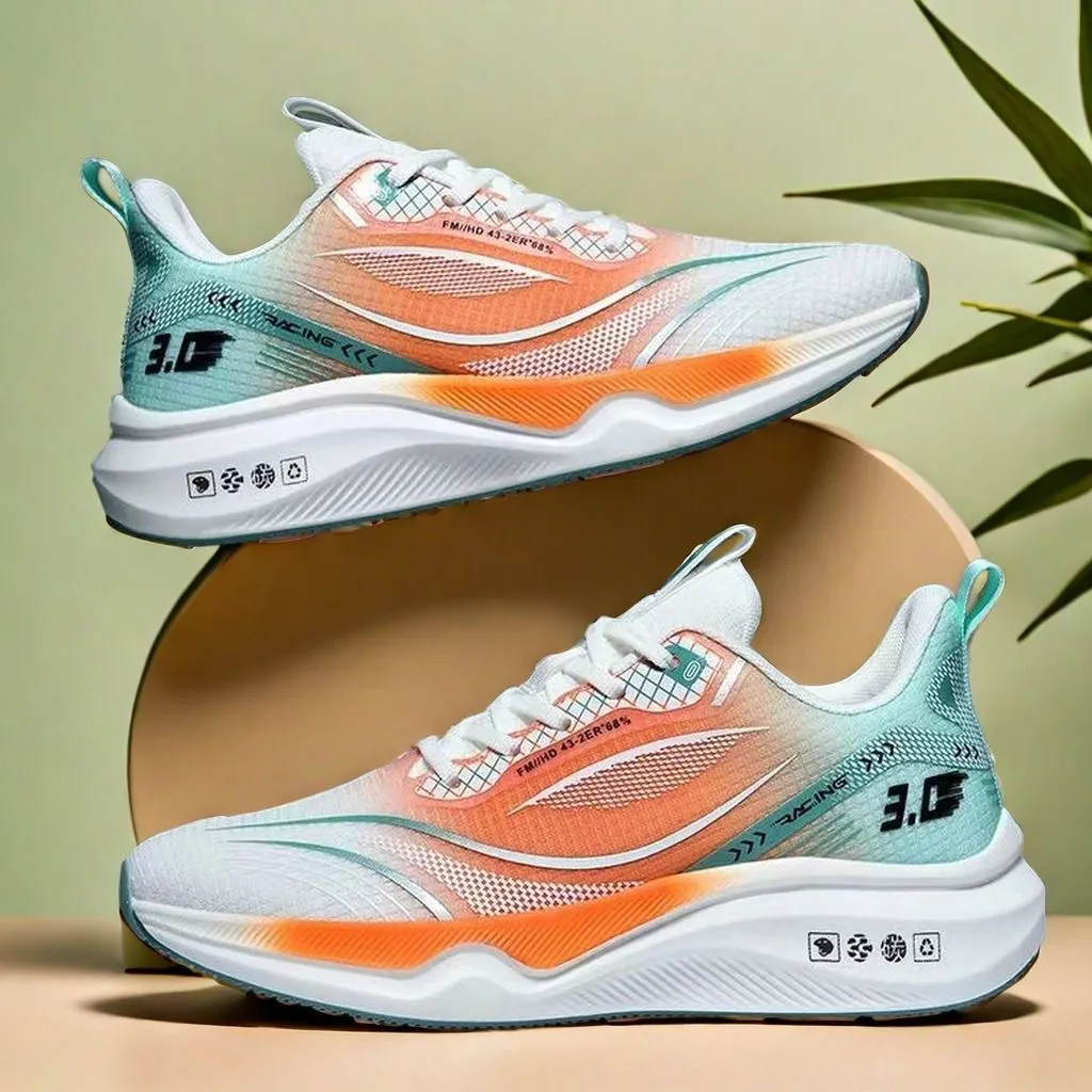 Men's Running Shoes 2025 - Lightweight Breathable Sports Sneakers for Teenagers, Junior High & High School Students - Wear-Resistant Spring/Fall Athletic Footwear thumbnail 2
