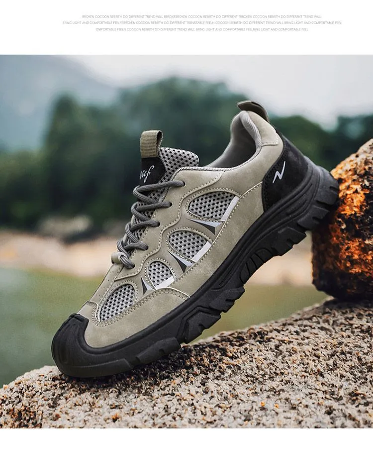 Men's Steel Toe Work Safety Shoes - Breathable Mesh, Soft Sole, Non-Slip, Wear-Resistant - Ideal for Construction, Labor, and Industrial Work showcase 8