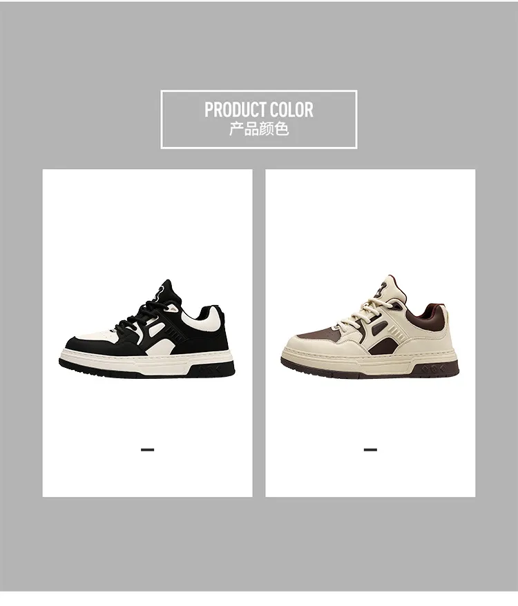 Men's Shoes Spring High-end All-match Casual Niche Black and White Panda Sneakers Youth Sports Height-increasing Small White Trendy Shoes showcase 4