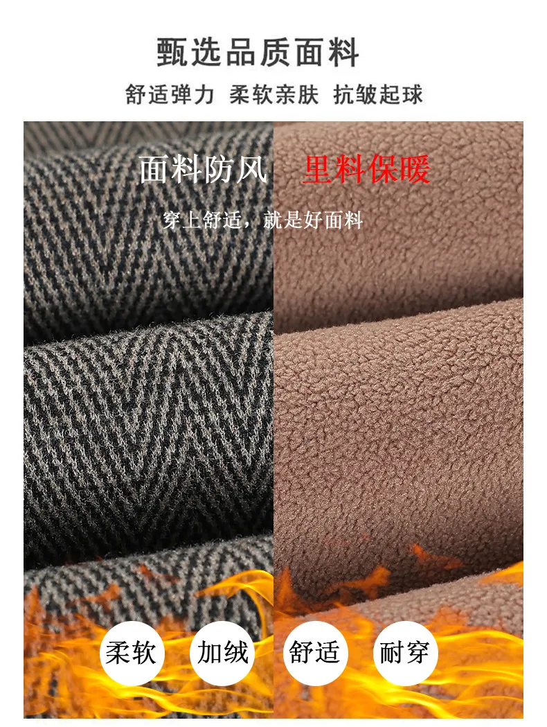 Women's Fleece Lined Pants Elastic Waist Straight Leg Trousers Warm Winter Autumn Comfortable Loose Fit for Elderly Mothers Grandmothers 60+ Years Old showcase 8