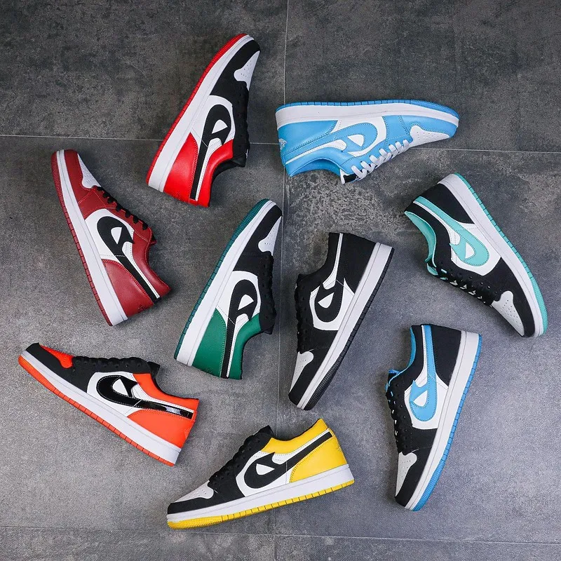 Men's Air Force 1 AF1 Low Top Sneakers - Casual Sports White Shoes for Men and Women - Comfortable Cross-Border Fashion thumbnail 1