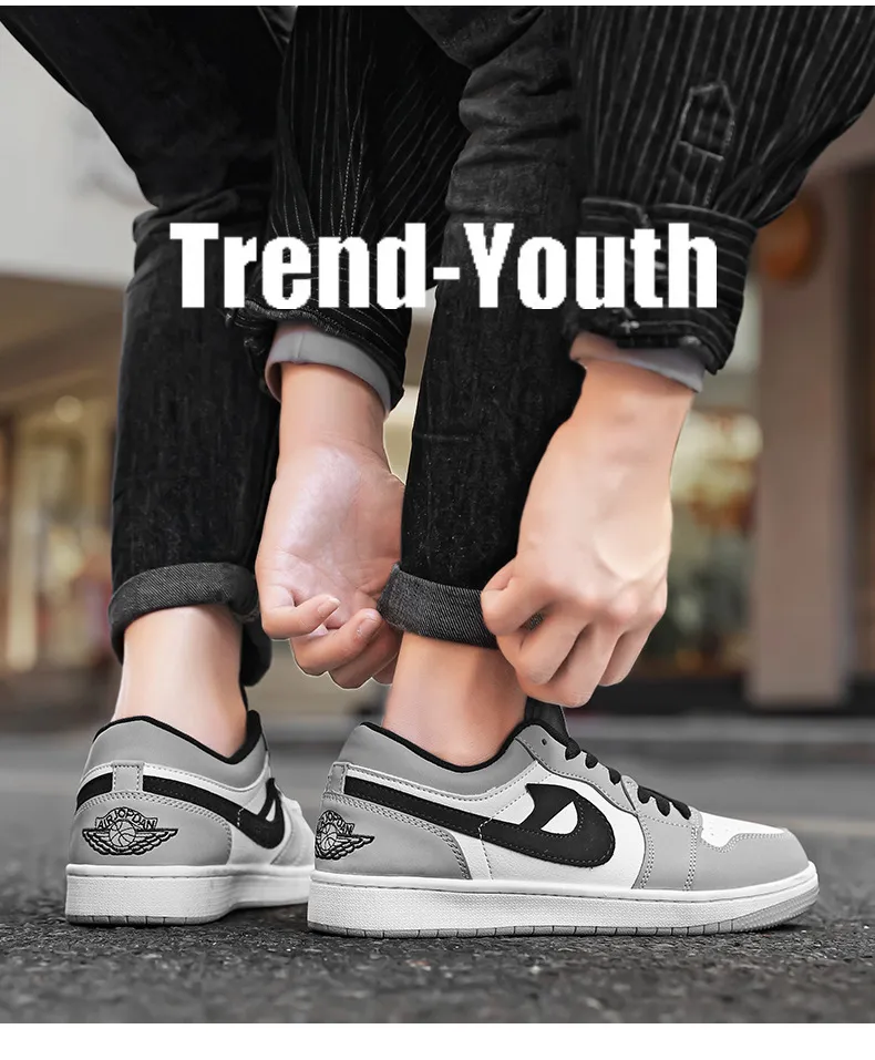 Men's Air Force 1 AF1 Low Top Sneakers - Casual Sports White Shoes for Men and Women - Comfortable Cross-Border Fashion showcase 5