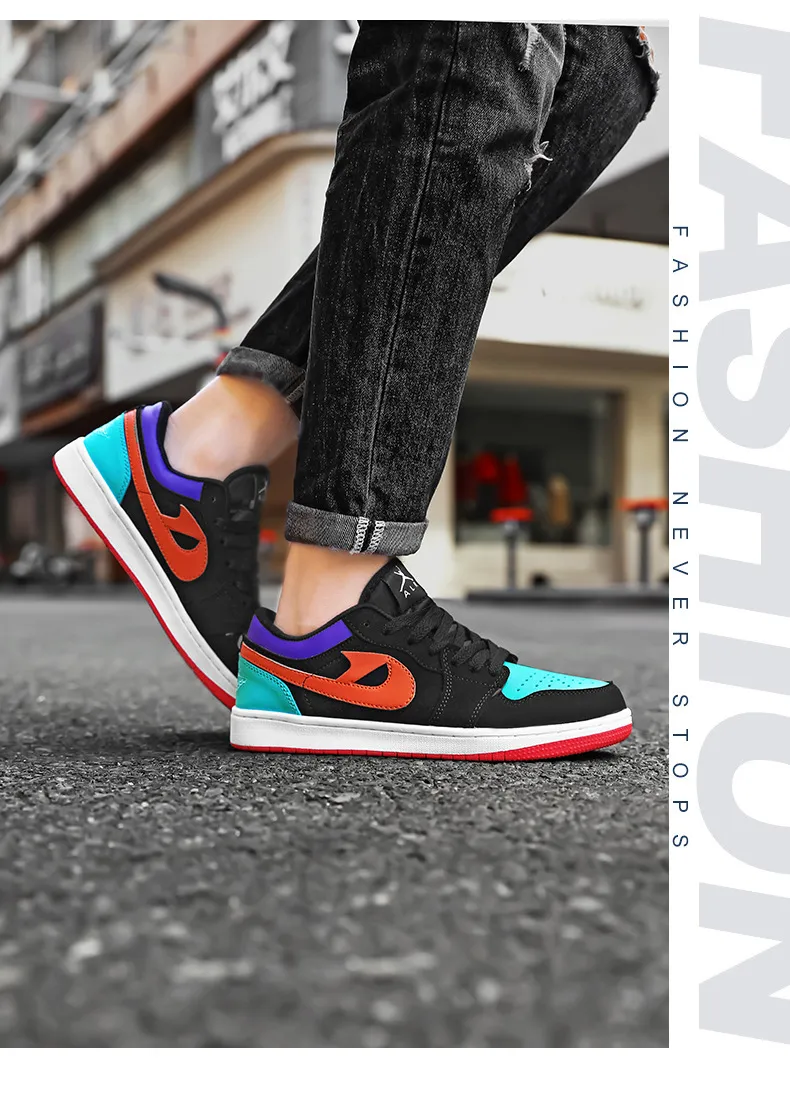 Men's Air Force 1 AF1 Low Top Sneakers - Casual Sports White Shoes for Men and Women - Comfortable Cross-Border Fashion showcase 12