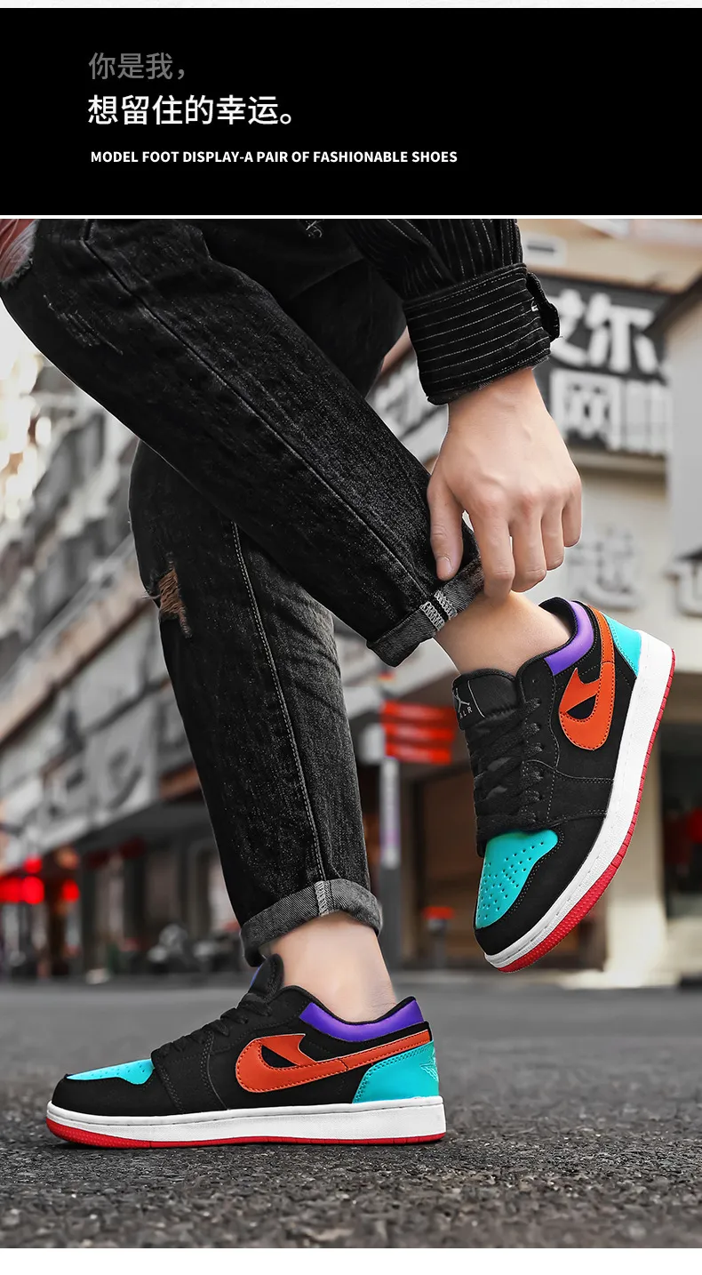 Men's Air Force 1 AF1 Low Top Sneakers - Casual Sports White Shoes for Men and Women - Comfortable Cross-Border Fashion showcase 11