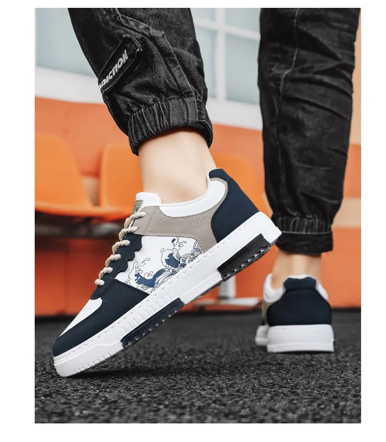 Men's Plus Size Casual Sneakers, Lightweight Breathable Walking Shoes, Soft Sole Fashionable Sports Shoes for Big Feet (Sizes 45-48) showcase 19