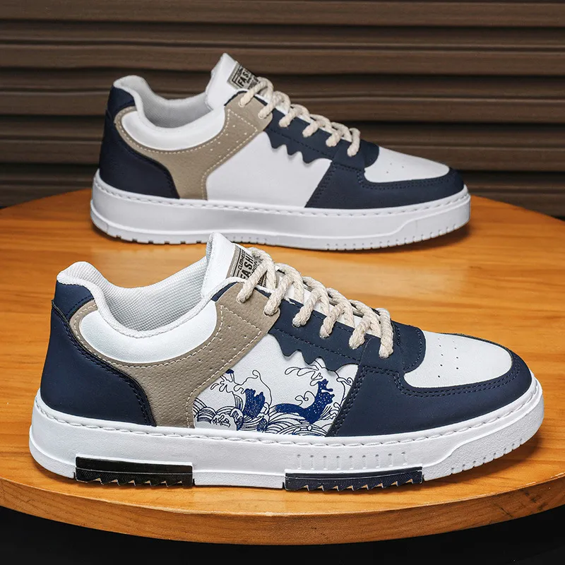 Men's Plus Size Casual Sneakers, Lightweight Breathable Walking Shoes, Soft Sole Fashionable Sports Shoes for Big Feet (Sizes 45-48) thumbnail 4