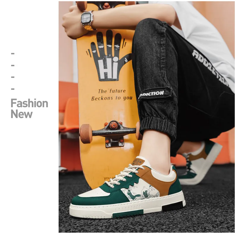 Men's Plus Size Casual Sneakers, Lightweight Breathable Walking Shoes, Soft Sole Fashionable Sports Shoes for Big Feet (Sizes 45-48) showcase 16