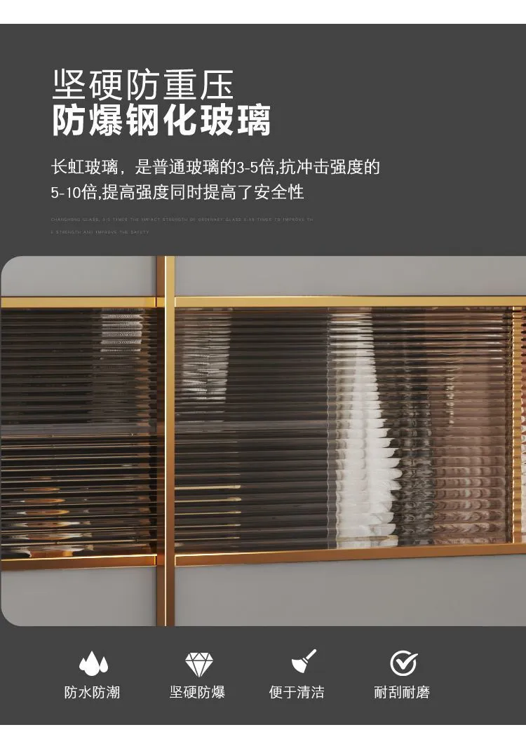Modern Minimalist Wardrobe Closet for Home Bedroom - Nordic Style Sliding Door Master Bedroom Storage Cabinet Combination - Large Clothes Organizer showcase 11