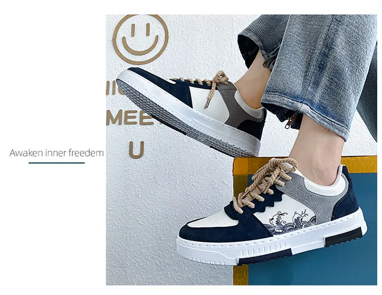 Men's Casual Sneakers 2024 New Breathable Sports Shoes Large Size Trendy Extra Large Lightweight Walking Shoes for Men showcase 12