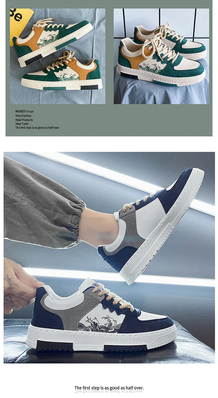 Men's Casual Sneakers 2024 New Breathable Sports Shoes Large Size Trendy Extra Large Lightweight Walking Shoes for Men showcase 9