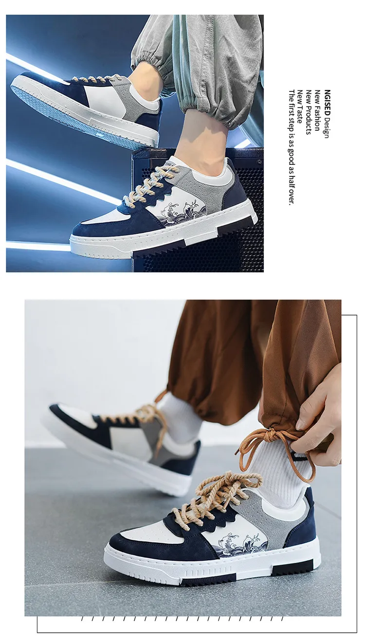 Men's Casual Sneakers 2024 New Breathable Sports Shoes Large Size Trendy Extra Large Lightweight Walking Shoes for Men showcase 10