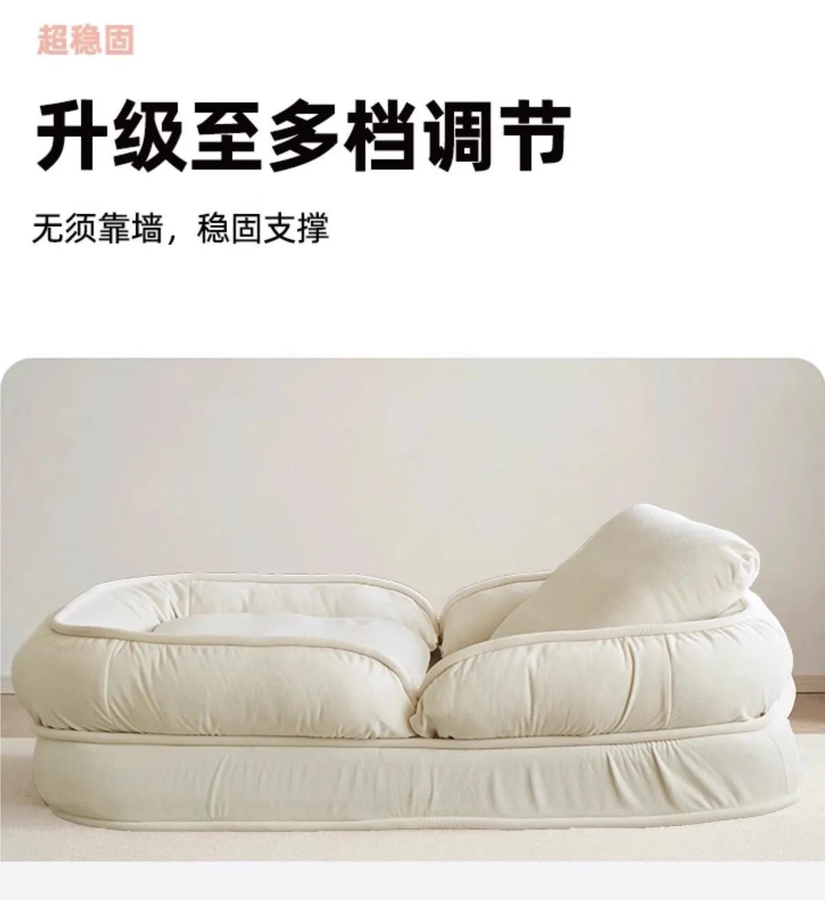 Foldable Lazy Sofa Bed Tatami Floor Chair - Comfortable Lounger for Living Room, Bedroom, Balcony - Single Person Recliner for Relaxing and Sleeping showcase 13