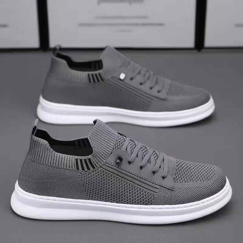 Men's Summer Breathable Mesh Shoes - Casual Sports, Trendy, Soft Sole, Deodorant, Lightweight Black Flats for Everyday Wear showcase 10