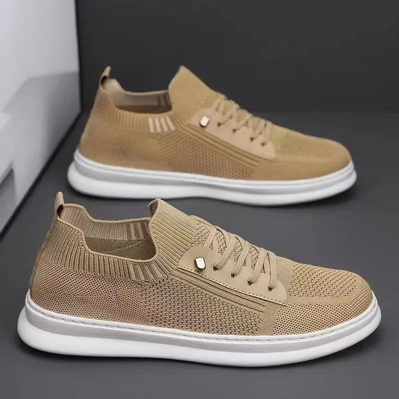 Men's Summer Breathable Mesh Shoes - Casual Sports, Trendy, Soft Sole, Deodorant, Lightweight Black Flats for Everyday Wear showcase 7