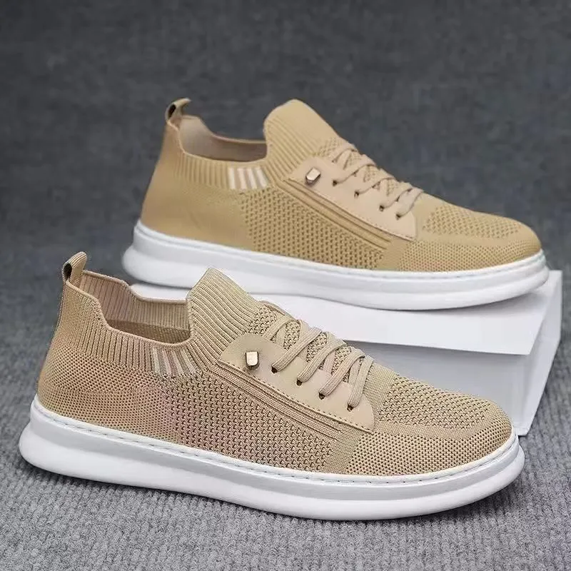 Men's Summer Breathable Mesh Shoes - Casual Sports, Trendy, Soft Sole, Deodorant, Lightweight Black Flats for Everyday Wear showcase 9