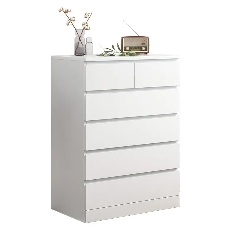 Bedroom Bedside Storage Cabinet Chest of Drawers Organizer, 5-Drawer Dresser, Living Room 6-Drawer Storage Unit, Modern Furniture for Home Organization thumbnail 5