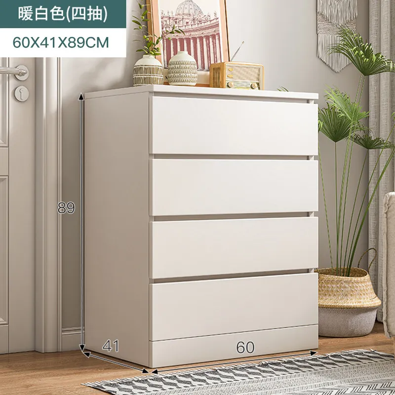 Bedroom Bedside Storage Cabinet Chest of Drawers Organizer, 5-Drawer Dresser, Living Room 6-Drawer Storage Unit, Modern Furniture for Home Organization thumbnail 7