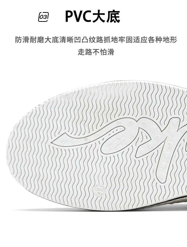 Men's Casual Canvas Shoes Breathable Lightweight Corduroy Loafers Old Beijing Style Flat Shoes Trendy Walking Sneakers for Spring showcase 5