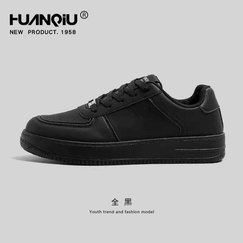 Men's Casual White Board Shoes 2025 - Universal Thick-Soled Sneakers for Spring, YW-223829 Style - Comfortable Fashion Footwear thumbnail 8