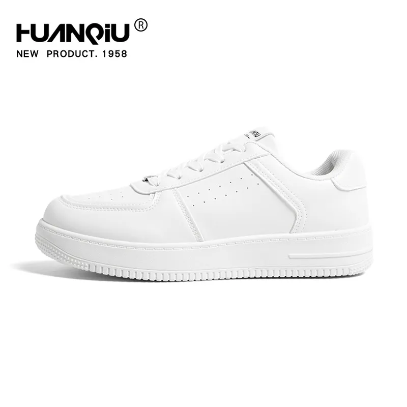 Men's Casual White Board Shoes 2025 - Universal Thick-Soled Sneakers for Spring, YW-223829 Style - Comfortable Fashion Footwear thumbnail 5
