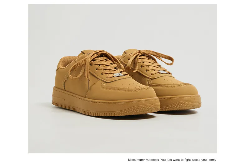 Men's Casual White Board Shoes 2025 - Universal Thick-Soled Sneakers for Spring, YW-223829 Style - Comfortable Fashion Footwear showcase 15