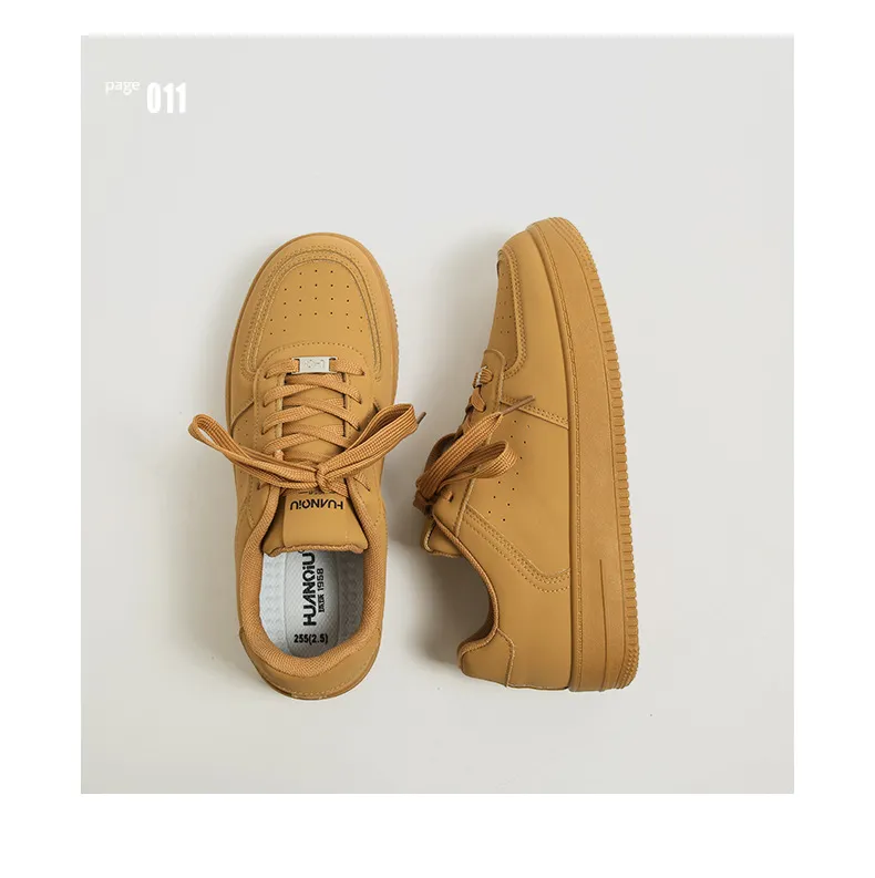 Men's Casual White Board Shoes 2025 - Universal Thick-Soled Sneakers for Spring, YW-223829 Style - Comfortable Fashion Footwear showcase 16