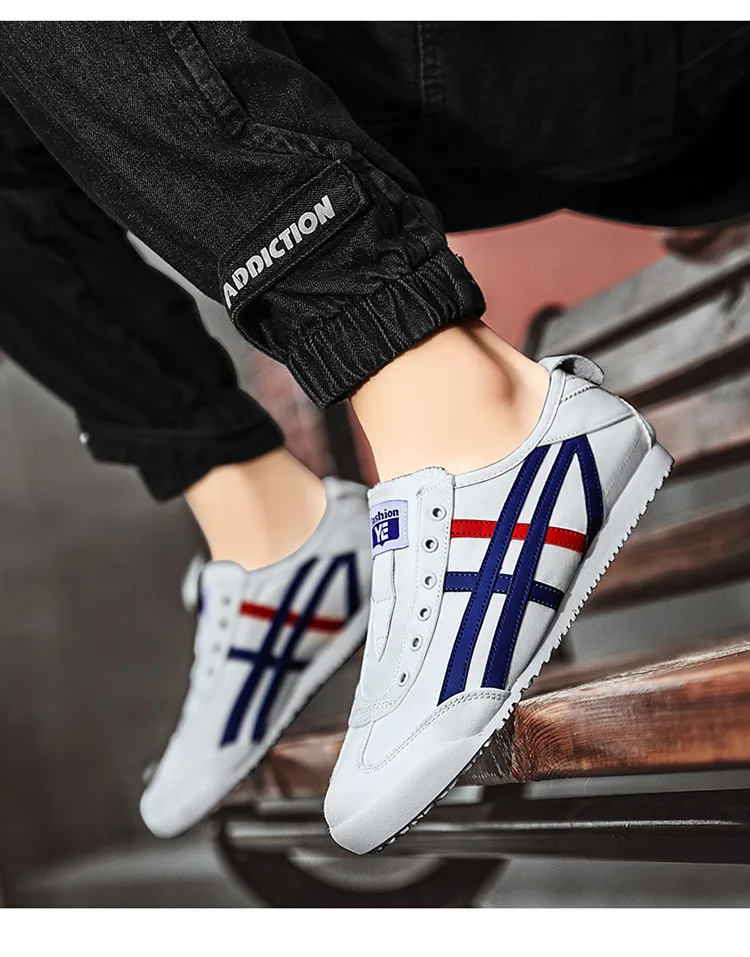 Men's Canvas Shoes 2024 Autumn Fashion Trend: Forrest Gump Style Sports Casual Slip-On Cloth Shoes for Everyday Wear showcase 20
