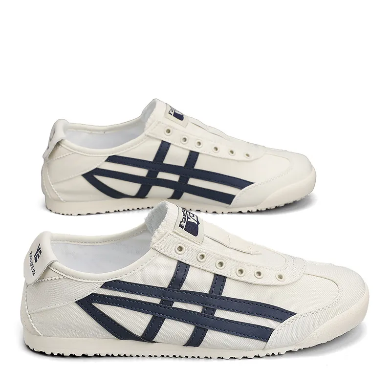 Men's Canvas Shoes 2024 Autumn Fashion Trend: Forrest Gump Style Sports Casual Slip-On Cloth Shoes for Everyday Wear showcase 17