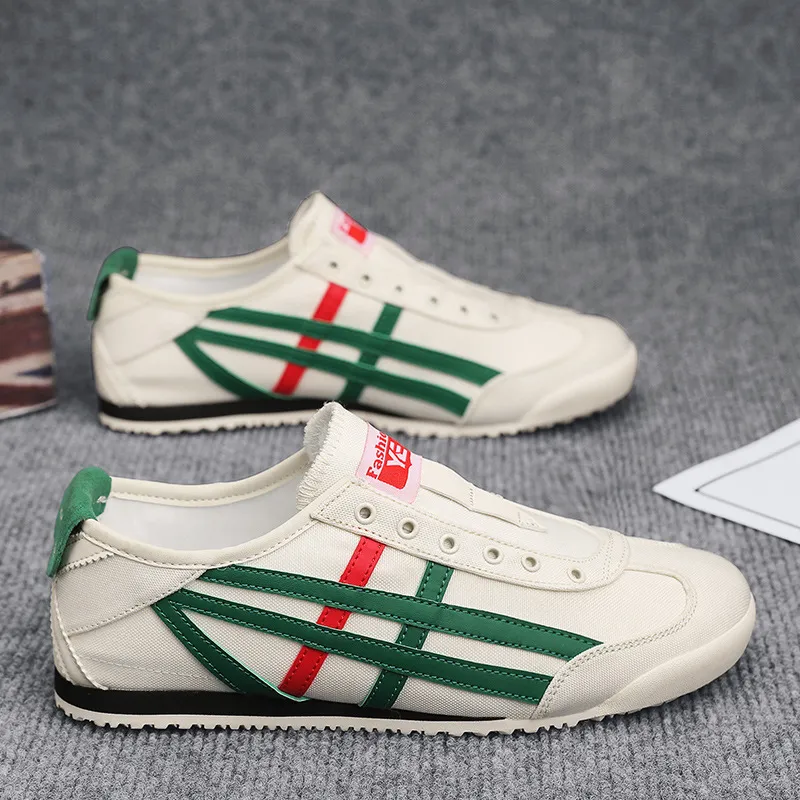 Men's Canvas Shoes 2024 Autumn Fashion Trend: Forrest Gump Style Sports Casual Slip-On Cloth Shoes for Everyday Wear thumbnail 4