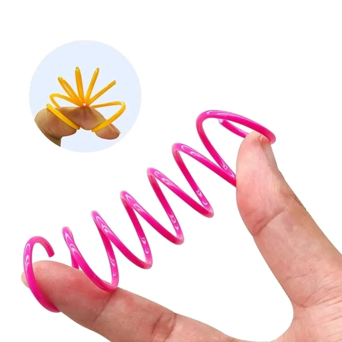 Cat Toys - Colorful Spring Coil Variety Pack (4-Piece Set) - Durable, Bite-Resistant, Interactive Pet Toys for Indoor Cats - Cross-Border Hot-Selling Cat Supplies thumbnail 3