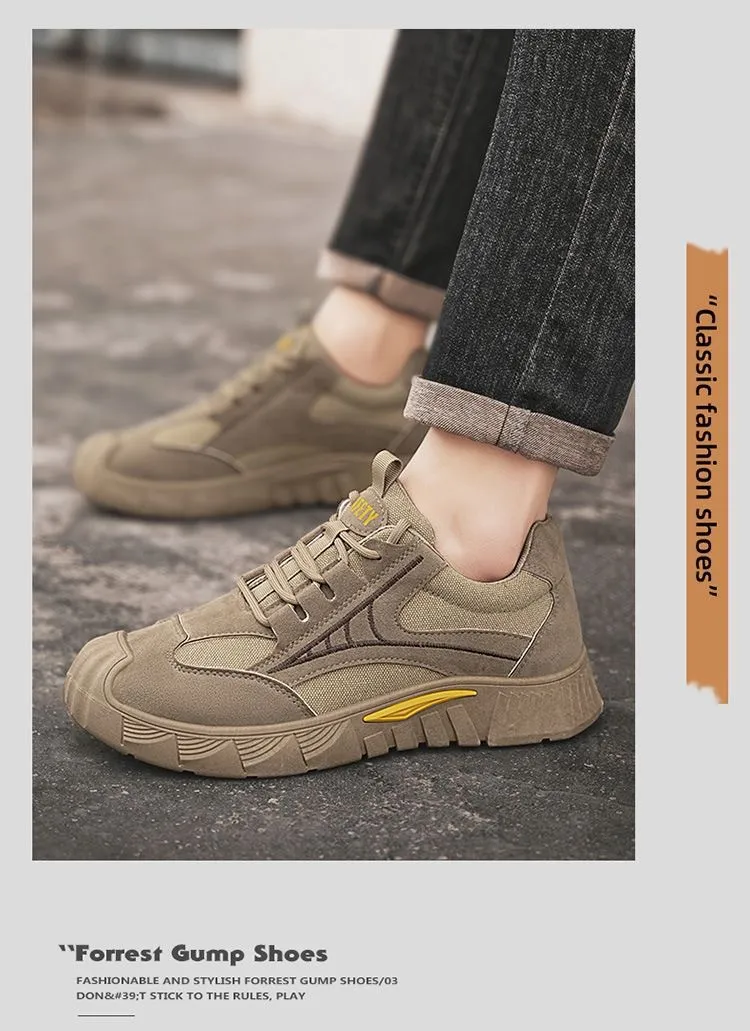 Men's Lightweight Steel Toe Work Safety Shoes Breathable Mesh Casual Sneakers Low Cut Construction Industrial Footwear showcase 11