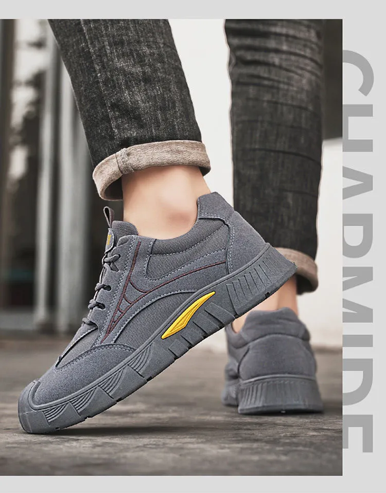 Men's Lightweight Steel Toe Work Safety Shoes Breathable Mesh Casual Sneakers Low Cut Construction Industrial Footwear showcase 17