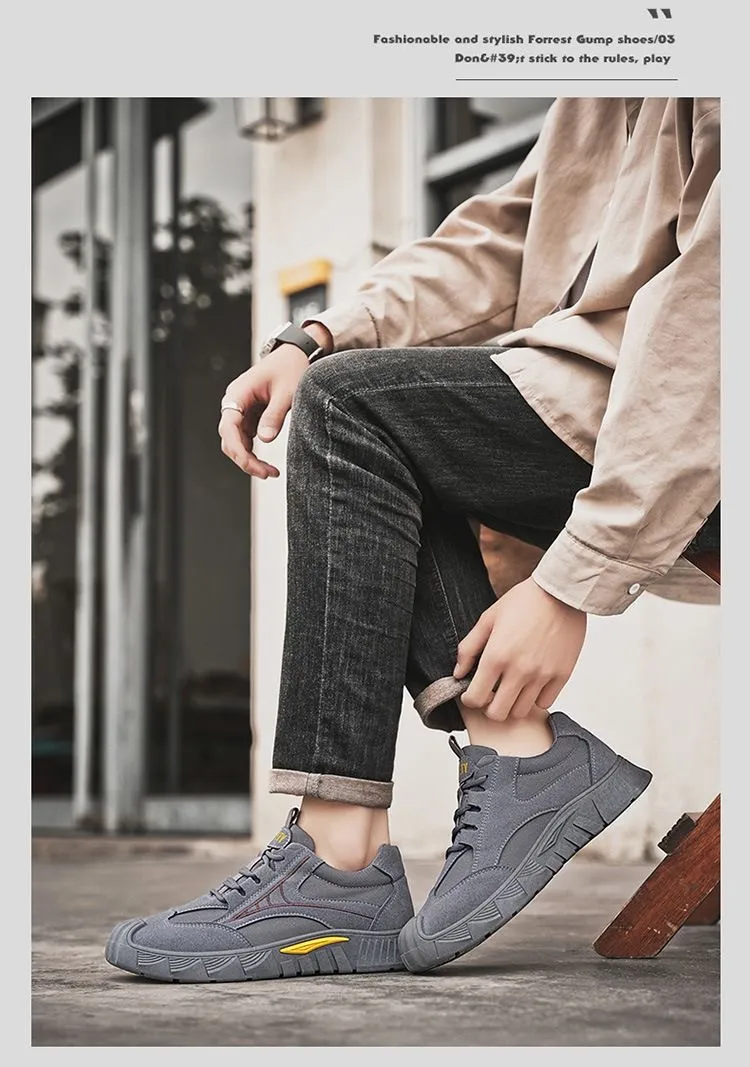 Men's Lightweight Steel Toe Work Safety Shoes Breathable Mesh Casual Sneakers Low Cut Construction Industrial Footwear showcase 15