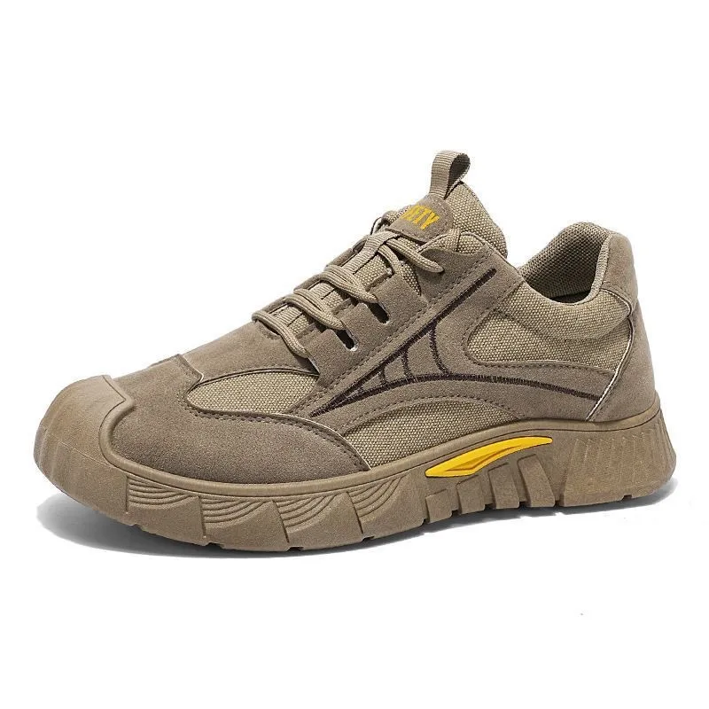Men's Lightweight Steel Toe Work Safety Shoes Breathable Mesh Casual Sneakers Low Cut Construction Industrial Footwear thumbnail 5
