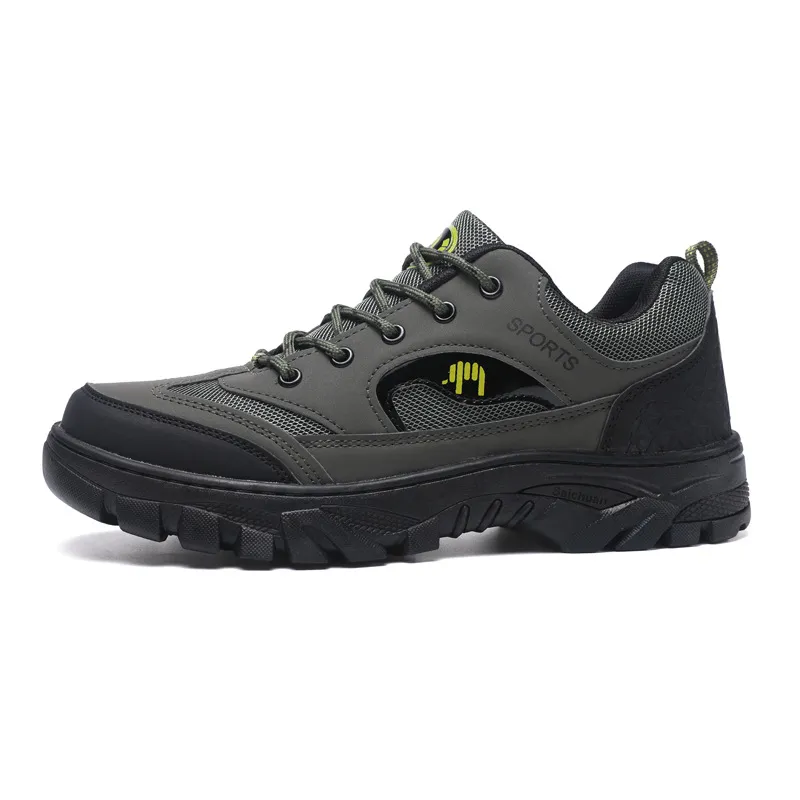 Men's Outdoor Hiking Shoes Breathable Lightweight Trail Running Sneakers Non-Slip Work Shoes for Trekking and Commuting thumbnail 8